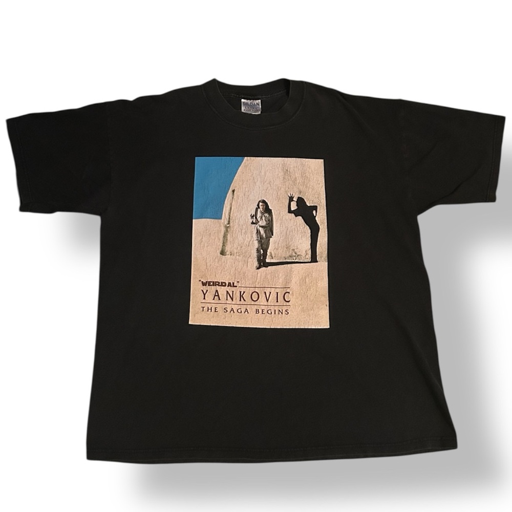 Weird Al Yankovic “The Saga Begins” Vintage T-Shirt XL Gildan Ultra Cotton